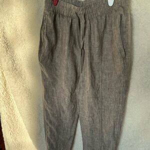 Athleta Women's Taupe Linen Pants